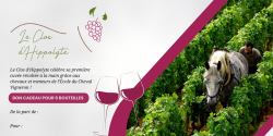 1ère cuvée de l'Ecole nationale du cheval vigneron